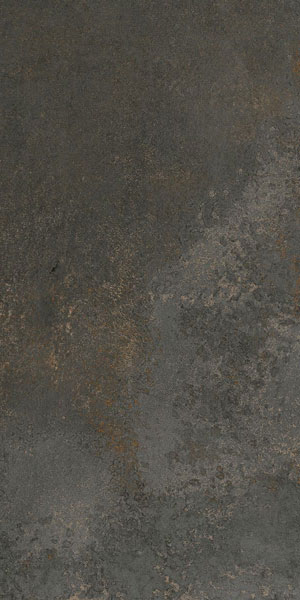 carrelage aspect métal Yuri Basalto 58.7 x 117.5cm, Grès cérame, pour intérieur et extérieur