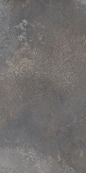 carrelage aspect métal Yuri Grafito 58.7 x 117.5cm, Grès cérame, pour intérieur et extérieur