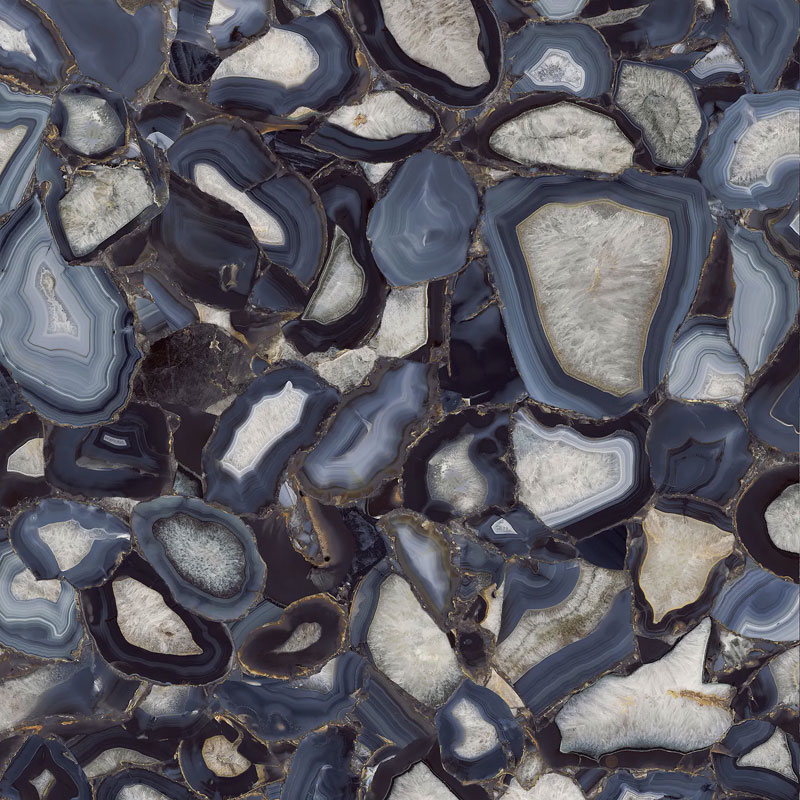 Carrelage poli Aesthetica teinté dans la masse 120x120cm - AE AGA6 120 LP 120 x 120cm, Grès cérame, pour