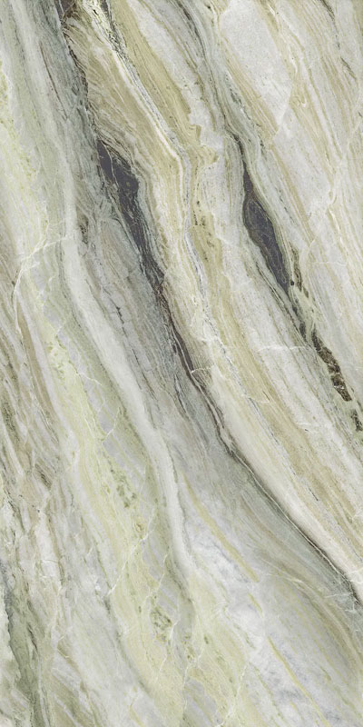 Carrelage poli Aesthetica teinté dans la masse 60x120cm - AE VER6 12 LP 120 x 60cm, Grès cérame, pour