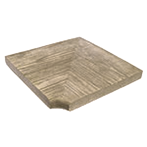 Margelle Angle Canada Musgo R-5 50 x 45cm, Ciment, pour intérieur et extérieur