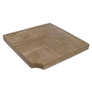 Margelle Angle Canada Oregon R-5 50 x 45cm, Ciment, pour intérieur et extérieur