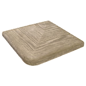 Margelle Angle inversé Canada Musgo 45 x 45cm, Ciment, pour intérieur et extérieur