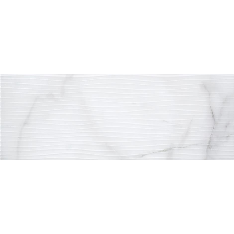 faïence Artistic White décor brillante 90 x 33.3cm, Pate blanche, pour intérieur