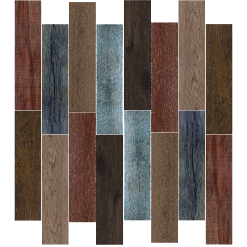 carrelage imitation bois Augusta 90.4 x 21.8cm, Grès cérame, pour intérieur et extérieur
