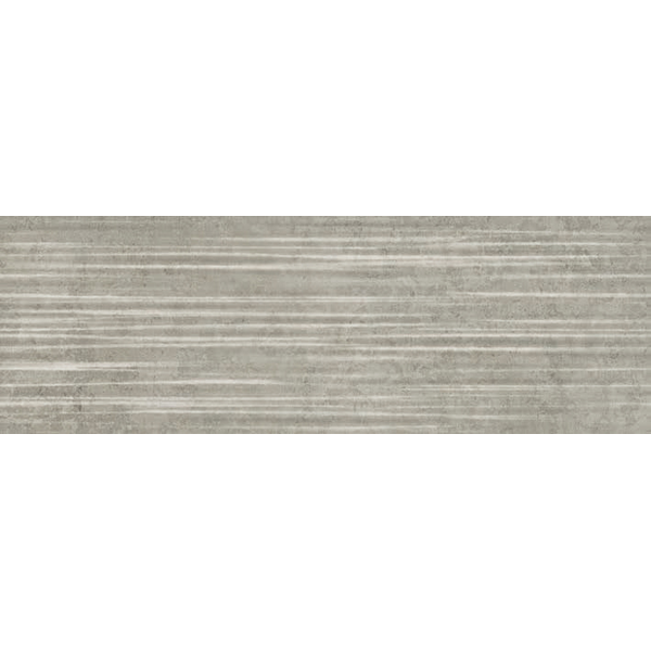 faïence Berno lines Grey 90 x 30cm, Pate blanche, pour intérieur