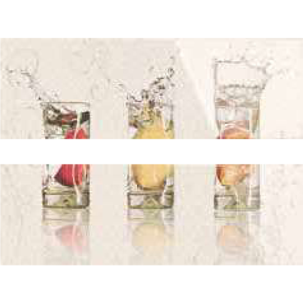 Faïence Blanco décor Cocina Snack 20x60 60 x 20cm, Pate rouge, pour intérieur