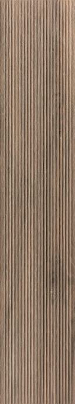 carrelage antidérapant Borneo Deck taupe 120 x 30cm, Grès cérame, pour intérieur et extérieur
