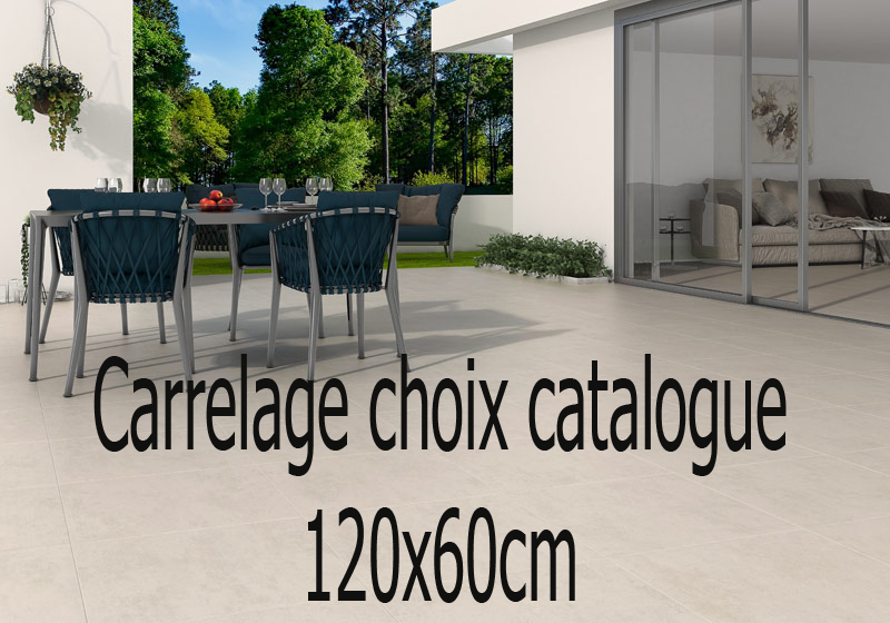 Catalogue Carrelage 120x60 120x60cm, Inox, pour intérieur et extérieur