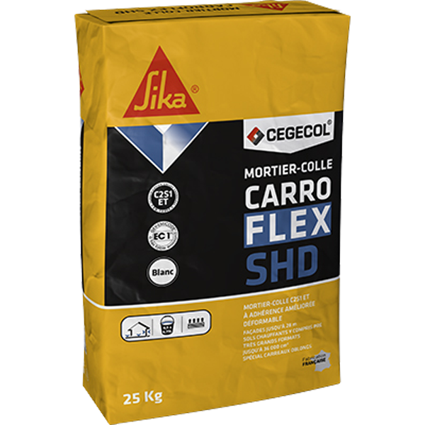 Costiles - Colle carrelage Carroflex SHD grise Cegecol/Sika 