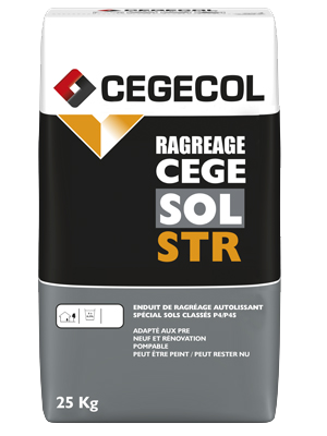 Ragréage forte sollicitation P4/P4S 25kgs Cegecol/Sika