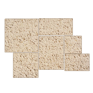 Dalle Salinas Ambre multisize - palette 9m² 300 x 300cm, Ciment, pour intérieur et extérieur