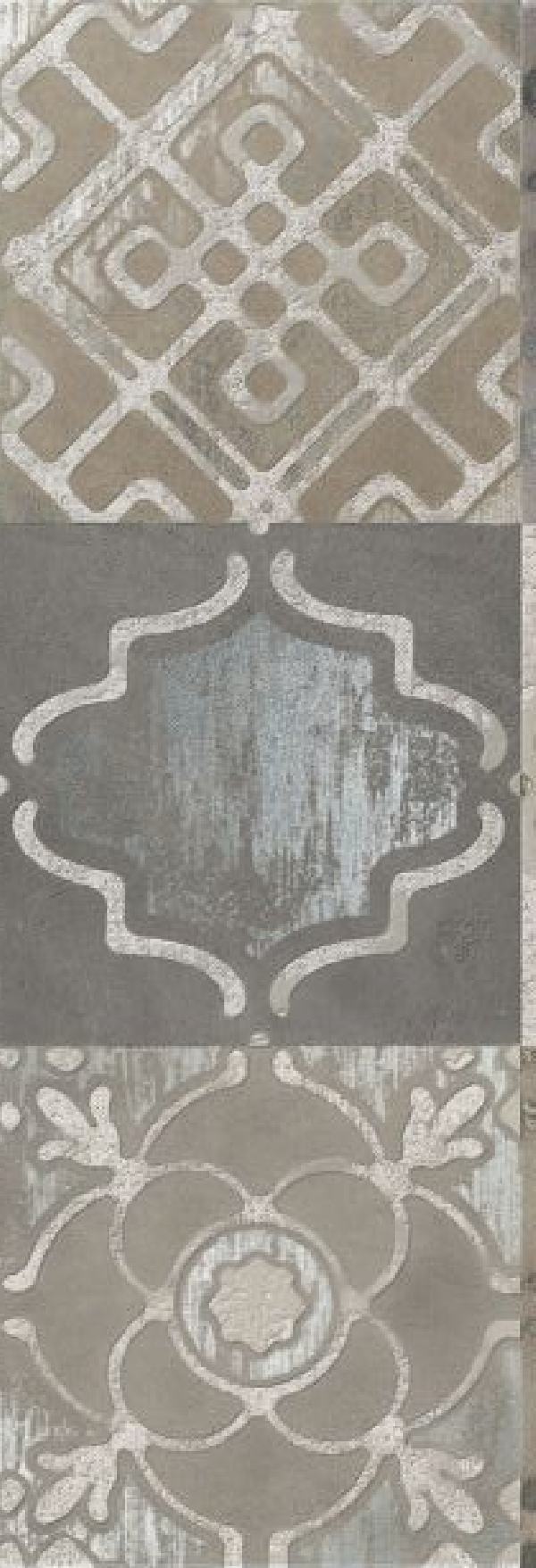 Faience Oberland décor 85.5 x 28.5cm, Pate rouge, pour intérieur