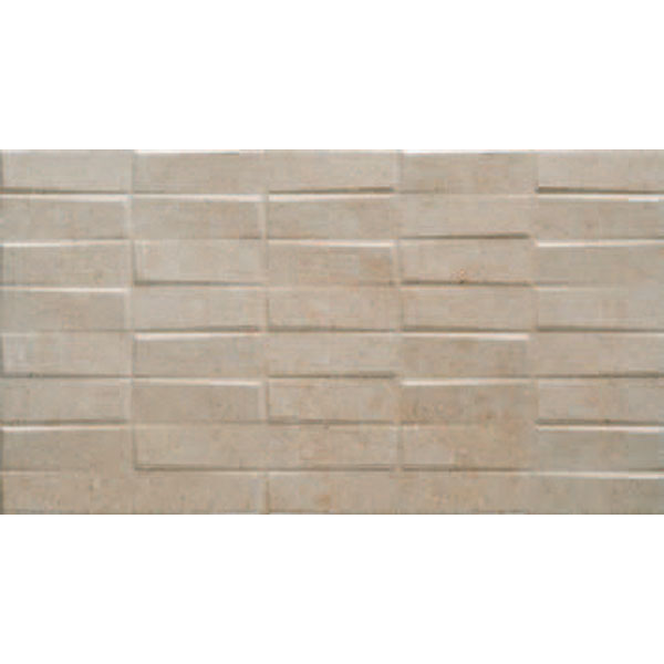 carrelage aspect béton Creta décor taupe 60 x 33cm, Grès cérame, pour intérieur et extérieur