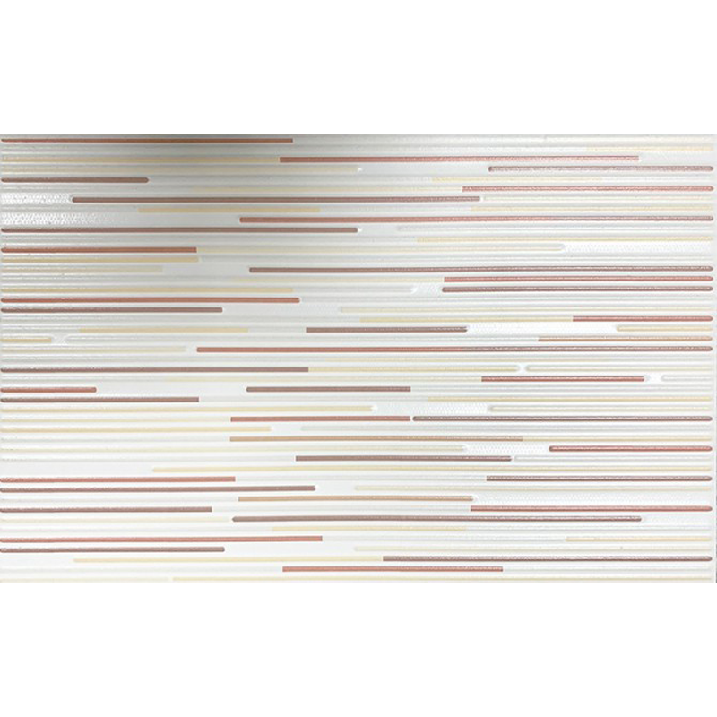 faïence Elodie Motion Ivory mat 40 x 25cm, Pate rouge, pour intérieur