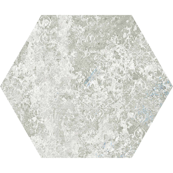 carrelage hexagonal Emotion grey natural 30 x 25cm, Grès cérame, pour intérieur et extérieur