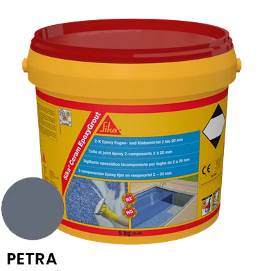 SikaCeram EpoxyGrout Petra- Mortier époxy pour joints