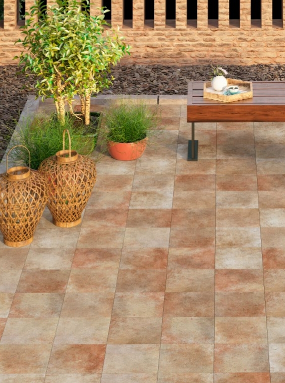 Carrelage cotto Impala 33 x 33cm, Grès cérame, pour intérieur et extérieur