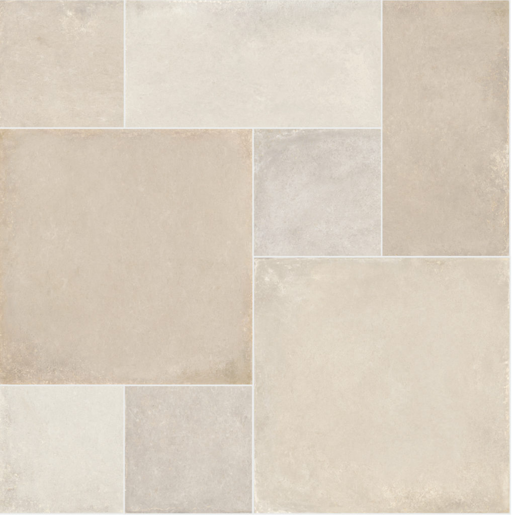 Carrelage Manor opus modulaire 100 x 100cm, Grès cérame, pour intérieur et extérieur