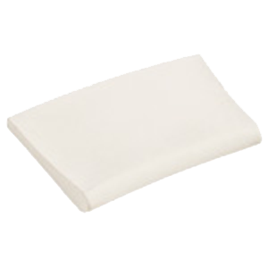 Margelle courbe Canaveral Blanc R-1,50 50 x 34cm, Ciment, pour intérieur et extérieur