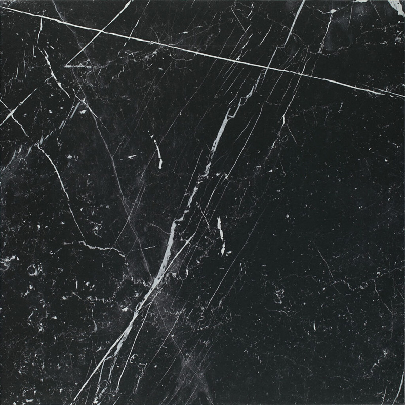 Carrelage Minnesota marbré noir mat 64.5x64.5cm 64.5 x 64.5cm, Grès cérame, pour intérieur et extérieur