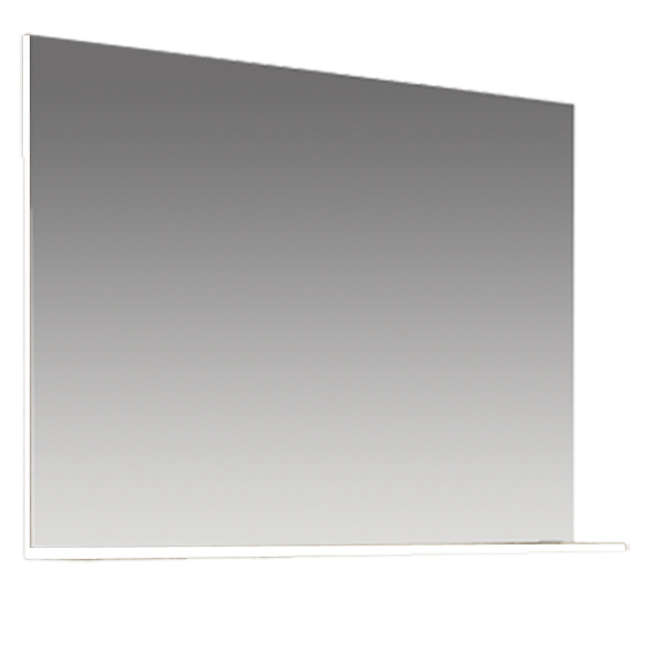 Miroir New Orleans Blanc laqué mat (avec tablette)