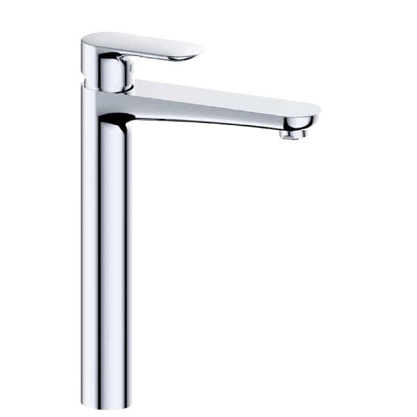 Mitigeur de lavabo haut monocommande Alsacia chrome 21.2Lx27.2Hcm, Laiton, pour intérieur et extérieur