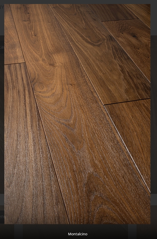Parquet Montalcino 15- 4 x 190mm Brossé fumé foncé huile naturelle blanc léger 190 x 19cm, Bois, pour