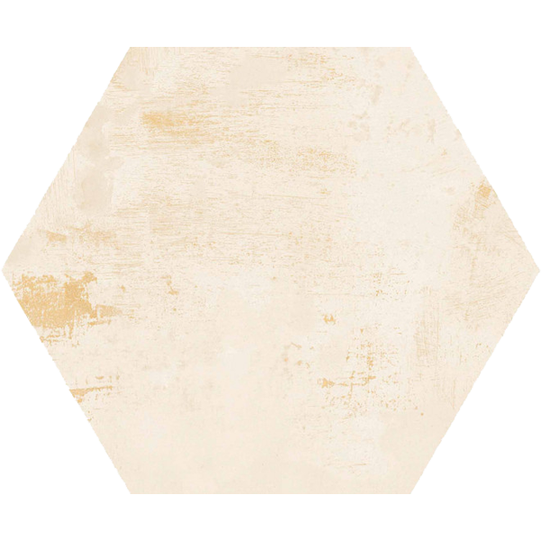 carrelage hexagonal Mood Ivory 30 x 25cm, Grès cérame, pour intérieur et extérieur