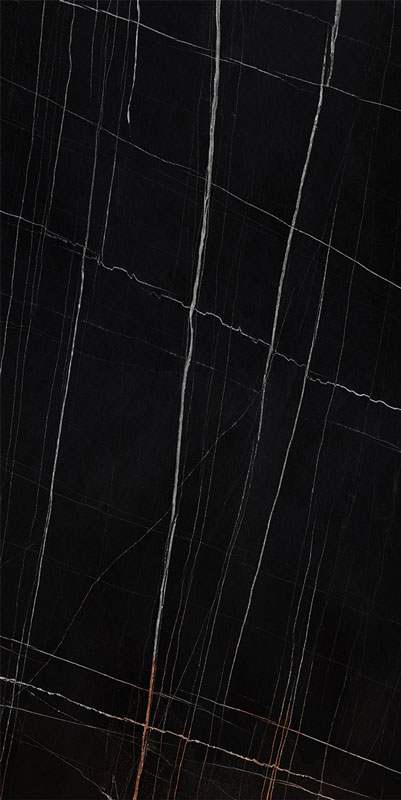 carrelage poli Noir Black 60 x 30cm, Grès cérame, pour intérieur et extérieur