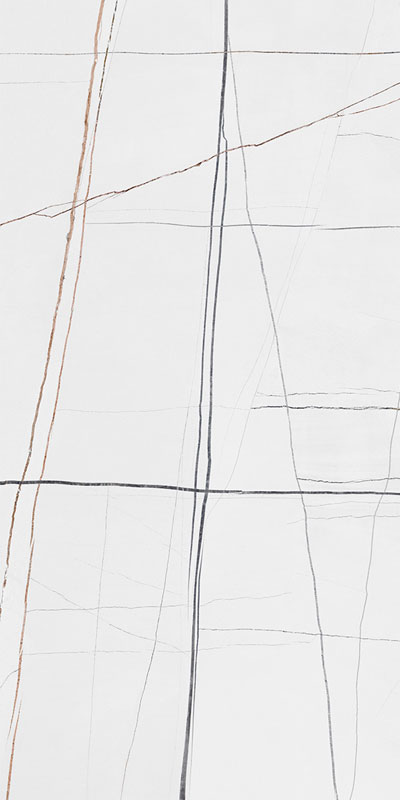 carrelage poli Noir White 60 x 30cm, Grès cérame, pour intérieur et extérieur