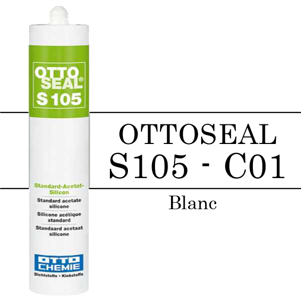 Silicone OTTOSEAL S105 - Blanc C01 - 310ml