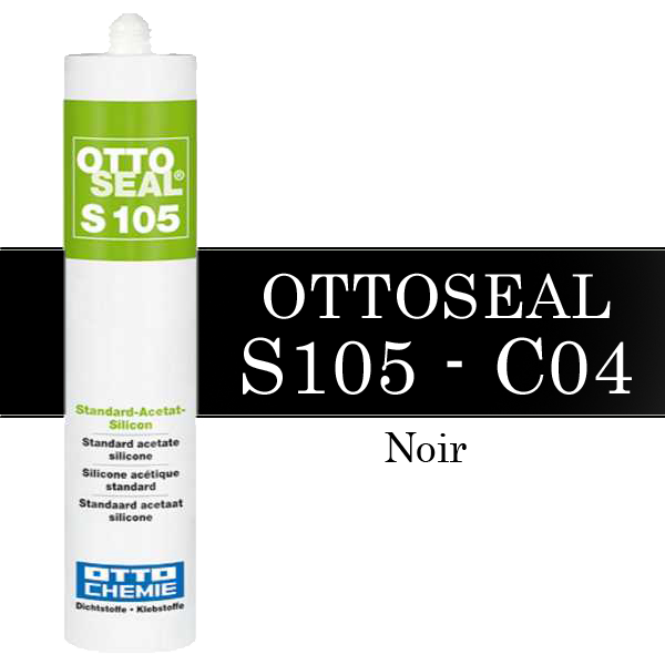 Silicone OTTOSEAL S105 - Noir C04 - 310ml