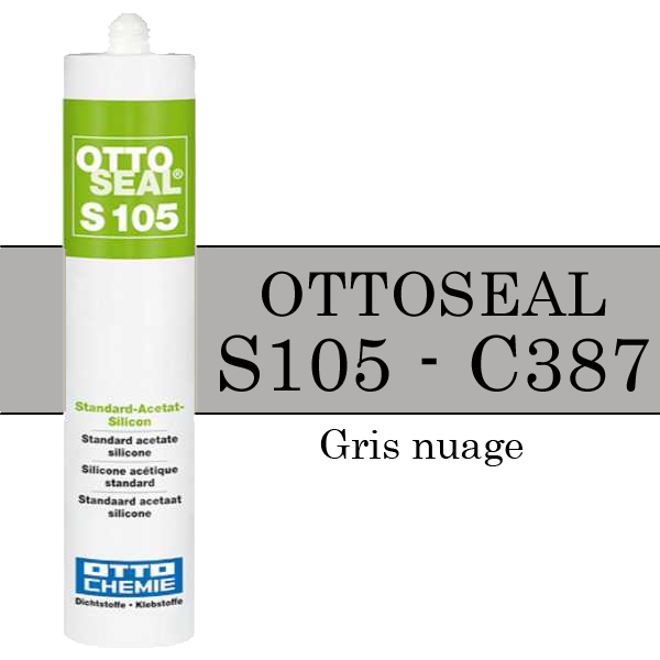Silicone OTTOSEAL S105 - Gris nuage C387 - 310ml