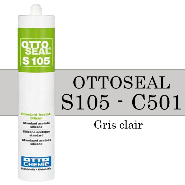 Silicone OTTOSEAL S105 - Gris clair C501 - 310ml