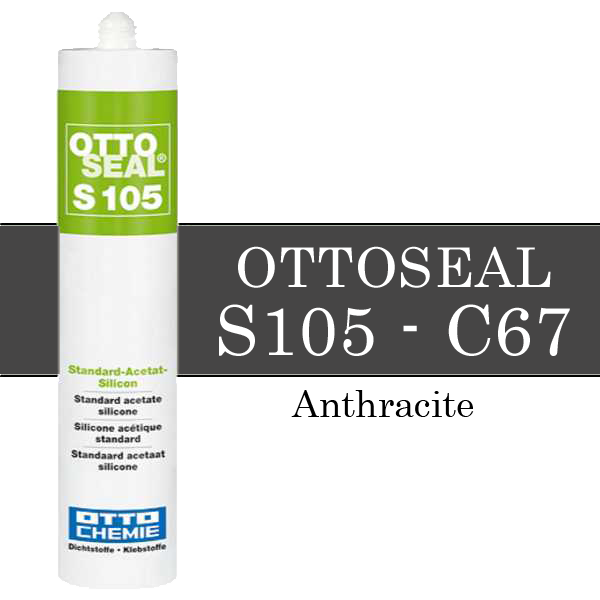 Silicone OTTOSEAL S105 - Anthracite C67 - 310ml