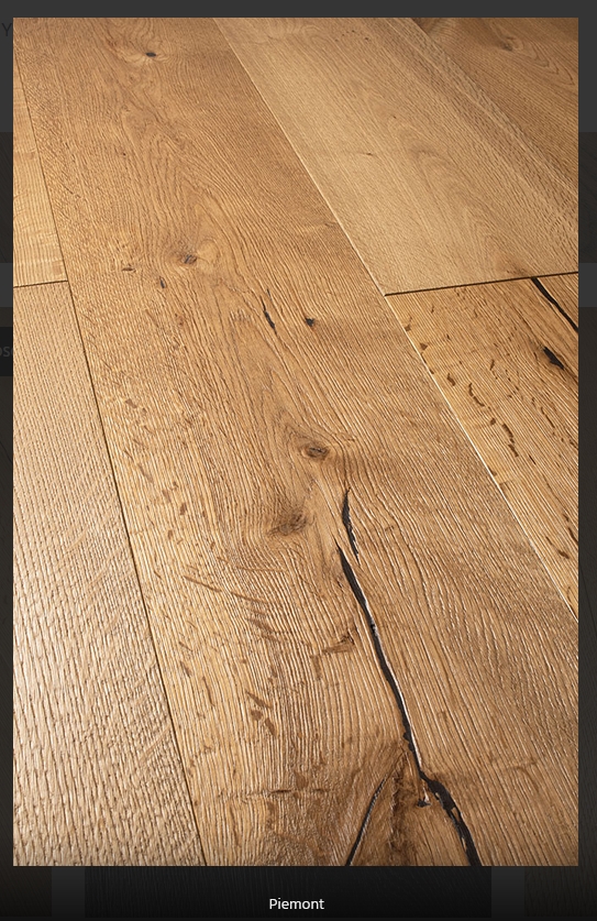 Parquet Piemont 15- 4 x 190mm Brossé huile naturelle transparente 190 x 19cm, Bois, pour
