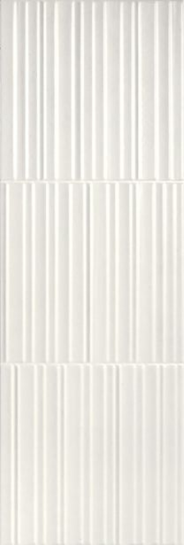 Faience Rotterdam White relieve 85.5 x 28.5cm, Pate rouge, pour intérieur