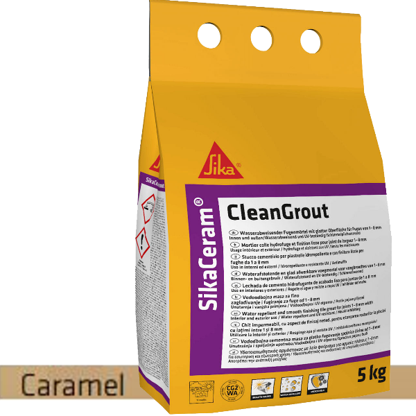 SIKA joint ciment Cleangrout Caramel 16 - 5Kgs