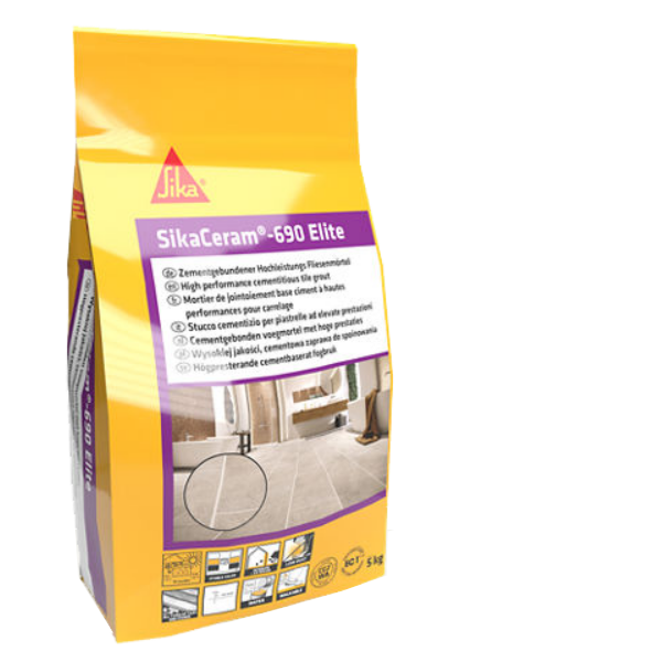 SIKA joint ciment 690 Elite caramel 55 - 5Kgs