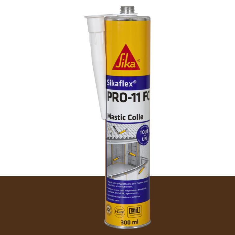 Sikaflex PRO-11 FC marron - mastic colle à prise rapide 300ml