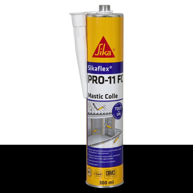 Sikaflex PRO-11 FC Noir - mastic colle à prise rapide 300ml