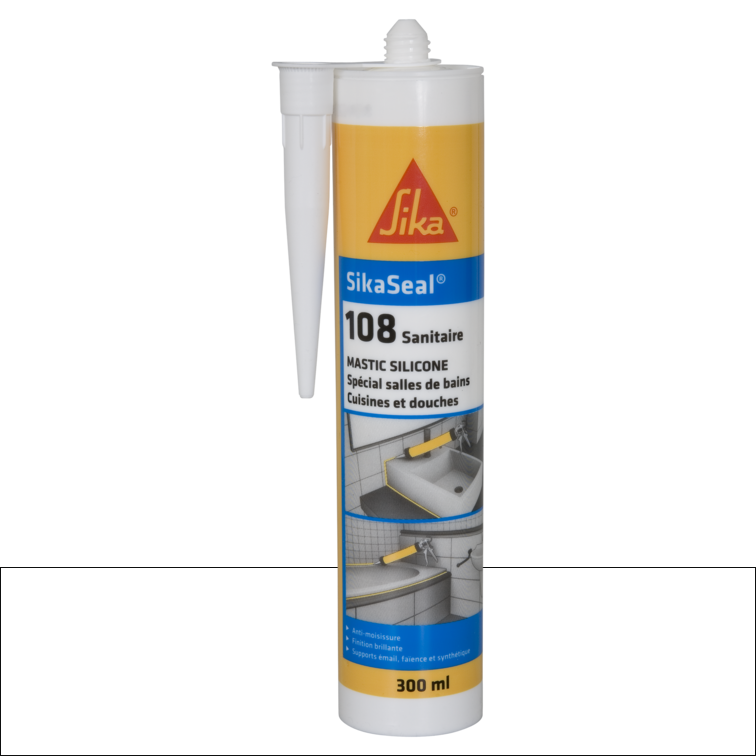 SikaSeal-108 Sanitaire Blanc 300ml