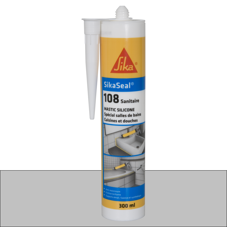 SikaSeal-108 Sanitaire Gris Clair 300ml