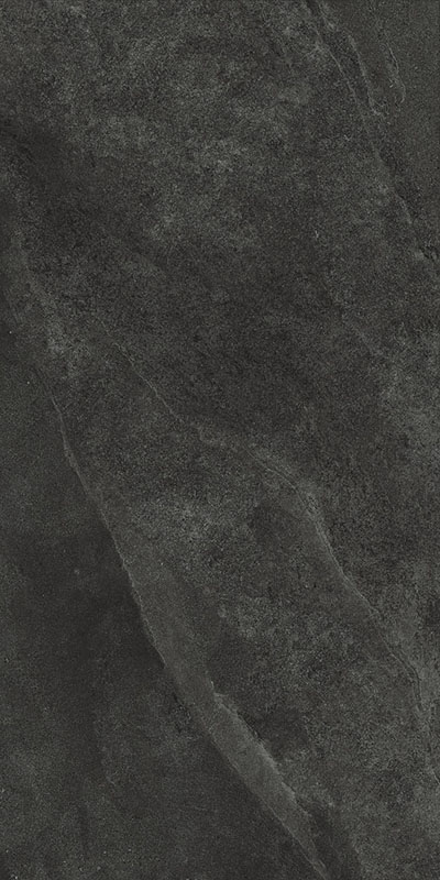 Dalle 2cm Slash Anthracite 61x122cm - R11 122 x 61cm, Grès cérame, pour intérieur et extérieur