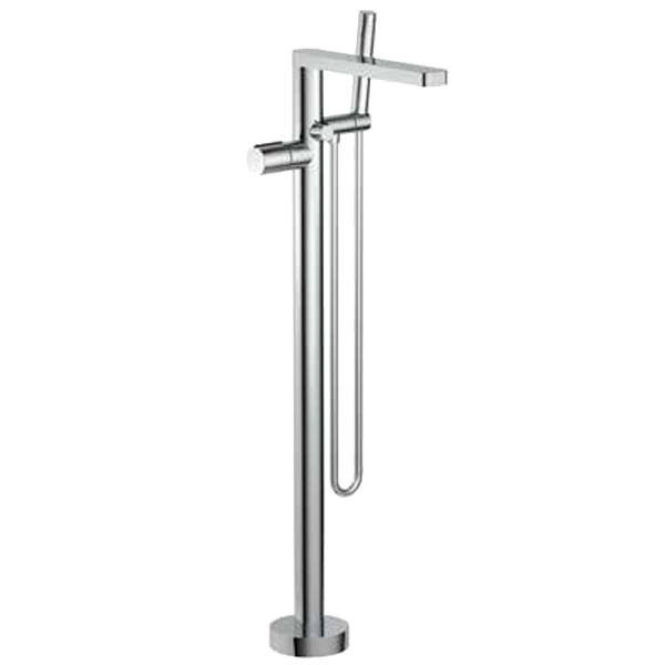 Robinet de baignoire Square chrome 106.5H x 30P, Laiton, pour intérieur