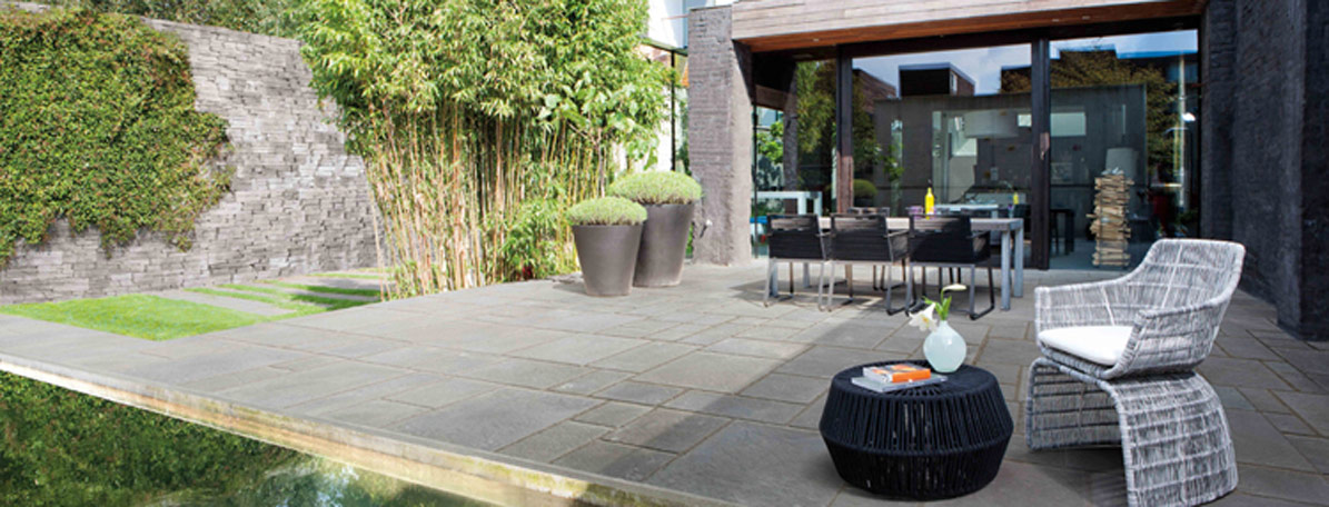 terrasse en carrelage modulaire