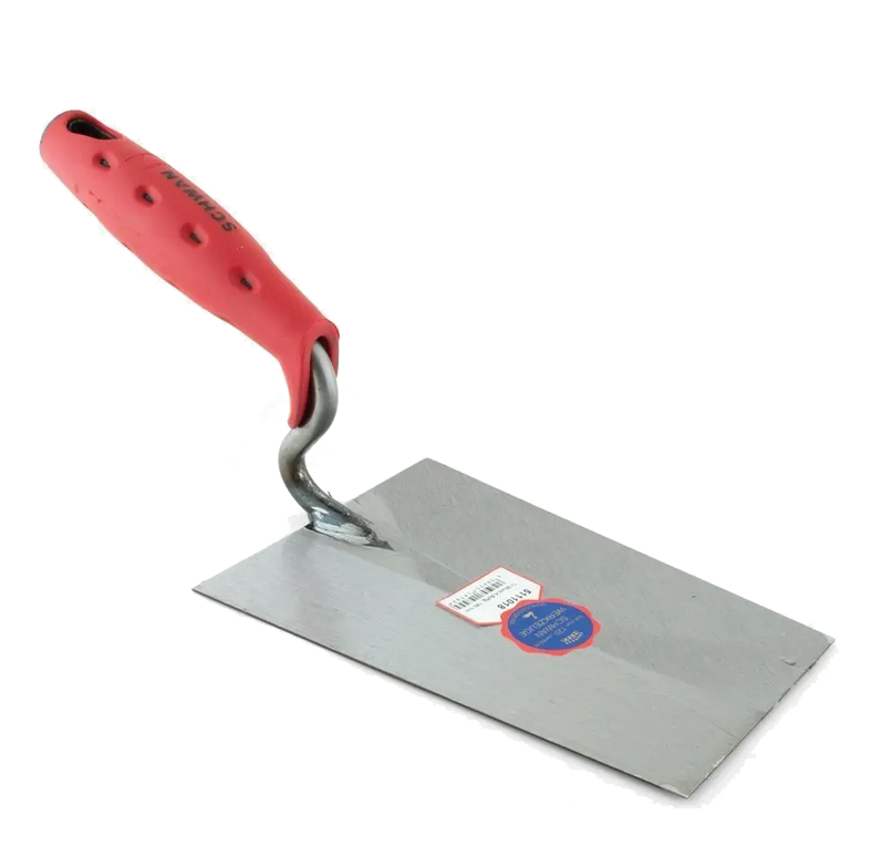 Truelle platrier standard inox soft grip 180x125/95x1mm