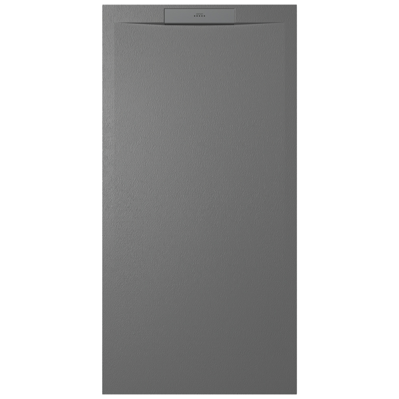 Receveur de douche West Stone cemento 180x90cm 180 x 90cm, Gel Coat, pour intérieur et extérieur