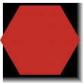 Carrelage hexagonal Basic Red
